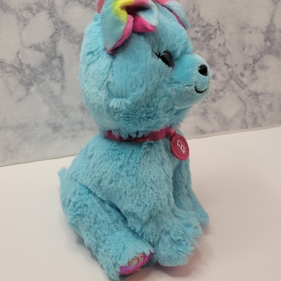 Barbie Princess Puppy Dog Pet Plush Stuffed Animal 8" Toy Blue Stuffed Animal - Picture 2 of 7